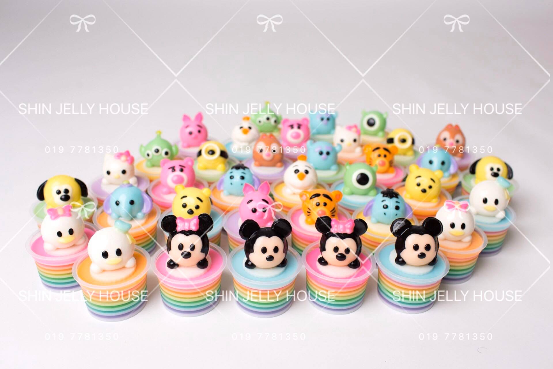 Tsum Tsum Team Jelly Cup Cake 36