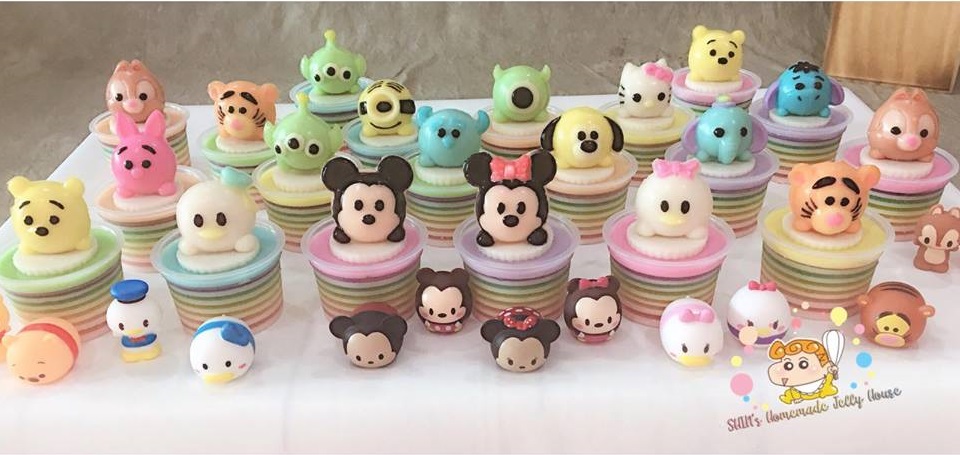 Tsum Tsum Team Jelly Cup Cake