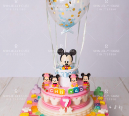 【C013】 热气球米奇燕菜蛋糕 "Hot Air Balloon Mickey Jelly Cake"